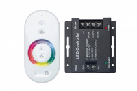 Пульт сенсорный LUX для RGB ленты с контроллером 216 Вт 18 А (белый)