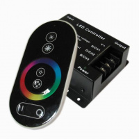 Пульт сенсорный LUX для RGB ленты с контроллером 216 Вт 18 А (чёрный)