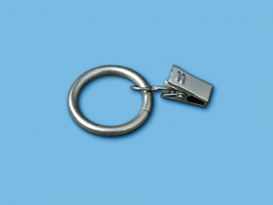 Кольцо металлическое с зажимом (Сатин) Ø 16 мм.