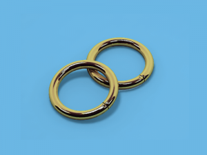 Кольцо металлическое (Глянцевое золото) Ø 16 мм.