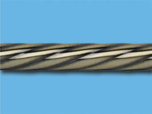 Труба металлическая твист 2,4 м (Антик) Ø 16 мм.