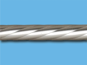 Труба металлическая твист 2,4 м (Сатин) Ø 16 мм.